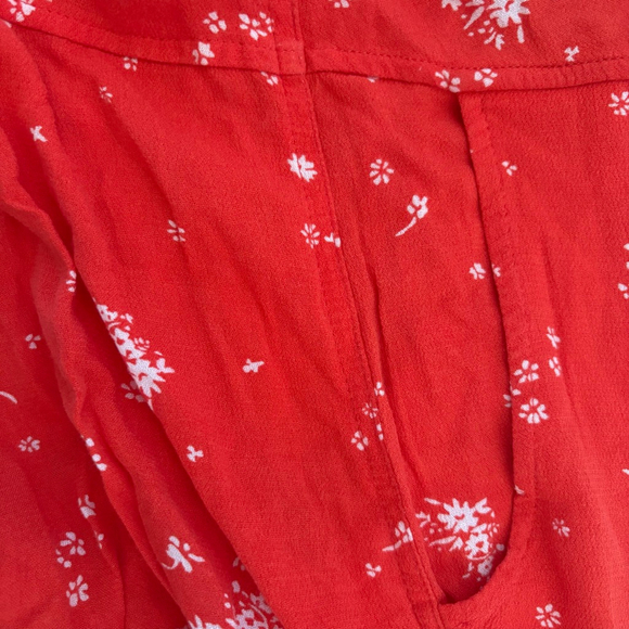 Free People Sweet In The Streets Orange Jumpsuit XS - Picture 13 of 13